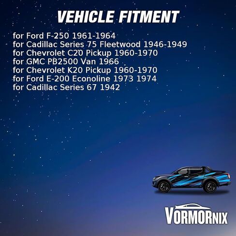 مجموعة أسطوانات عجلة الفرامل الأمامية الخلفية لسيارة Ford F-250 1961 1962 1963-1964 لسلسلة كاديلاك 67، 75 فليتوود 1942-1949 لسيارة شيفروليه C20 K20 بيك اب 1960-1970 قطعتان in Saudi Arabia