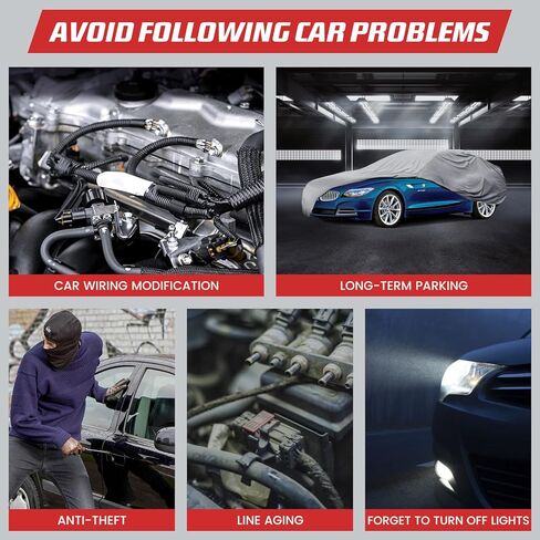 مفتاح فصل البطارية عن بعد 12 فولت 240 أمبير - مفتاح قتل مضاد للسرقة للسيارة/الشاحنة/RV مع شاشة عرض جهد LED وتيار الاستعداد 0.001 أمبير in Kuwait