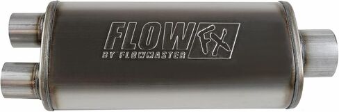 Flowmaster 72587 FlowFX Muffler 3.5" Center Inlet/2.5" Dual Outlet - Moderate Sound 409 Stainless Steel in Saudi Arabia