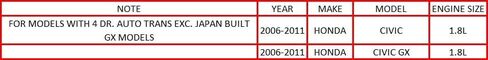 Northeastern Exhaust - Stainless Steel Intermediate pipe Exhaust Muffler kit Compatible With: 2006-2011 Honda Civic 1.8L 4Dr in Saudi Arabia