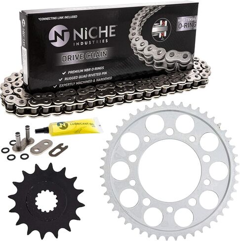 NICHE Drive Sprocket Chain Combo for Yamaha YZF R6 Front 16 Rear 48 Tooth 530V O-Ring 116 Links in Saudi Arabia