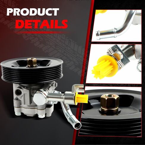 21-5993 Power Steering Pump Fit for Accord 1998-2002 3.0L V6, Power Assist Pump Replace for 21-5993, 21-5268, 56110-P8C-A01, 56110P8A003 in Saudi Arabia