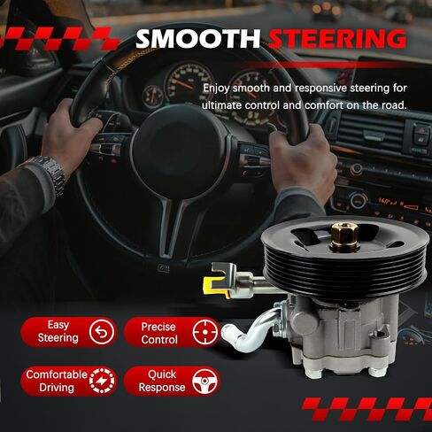 21-5993 Power Steering Pump Fit for Accord 1998-2002 3.0L V6, Power Assist Pump Replace for 21-5993, 21-5268, 56110-P8C-A01, 56110P8A003 in Saudi Arabia