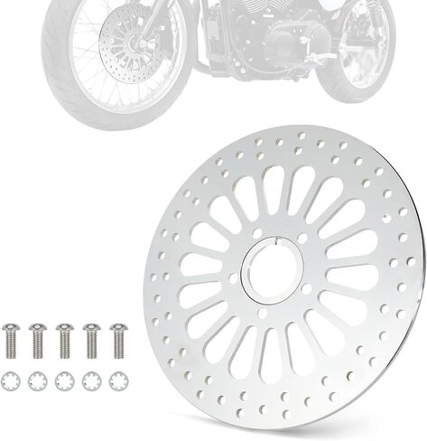 11.5'' Front Brake Rotors for Touring Sportsters Dyna Early Super Glide Softail Great Heat Dissipation High Performance Front Disc Brake Rotor Vibration Free Stainless Steel Rotors Kit in Saudi Arabia