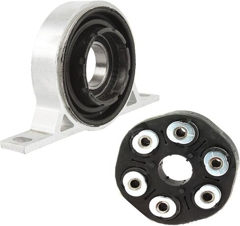 Driveshaft Flex Disc + Driveshaft CENTER Support Bearing Kit for BMW for 550i 2006-2010 | for BMW for 650i 2006-2010 | for BMW for 645Ci 2005 in Kuwait
