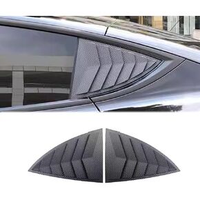 Side Window Louver Cover Sport Style for Tesla Model Y 2021 2022 2023 2024 Air Vent Scoop Louvers Shades Cover Blinds Matt Black in Kuwait