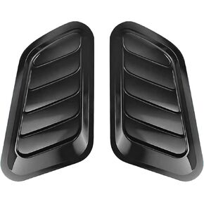 2PCS Car Hood Air Vent, Universal Hood Vents for Cars, Scoop Bonnet Air Vents Engine Hoods Kit, Intake Trim Cover Automotive Exterior Decor Accessories for Most Cars (Blue) in Kuwait