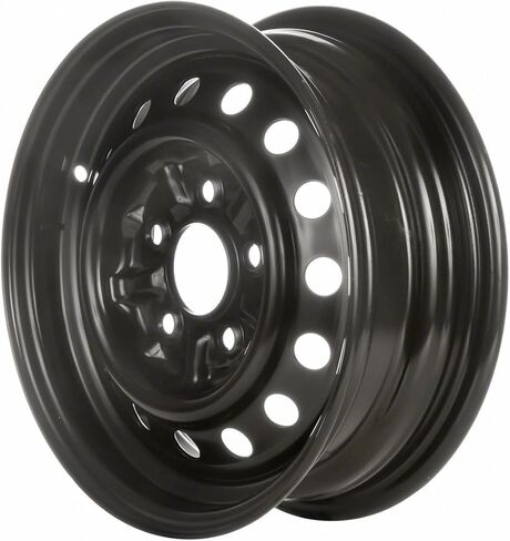 14" Steel Wheel - Fits 92-95 Toyota Pickup (15-Hole Design) - Black Reman Steel Wheel in Saudi Arabia