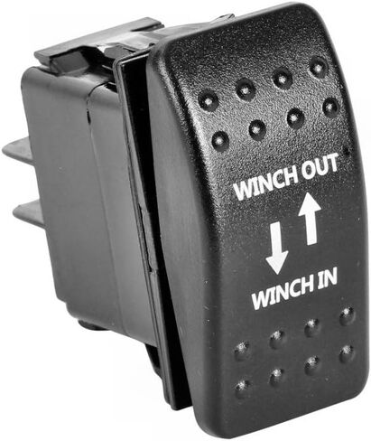 Venom Universal UTV Winch Flush Mount Dash Rocker Switch Genuine Fit (Momentary On-Off-Momentary On) in Saudi Arabia
