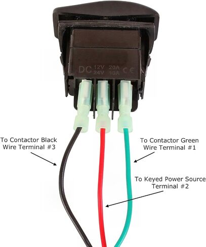 Venom Universal UTV Winch Flush Mount Dash Rocker Switch Genuine Fit (Momentary On-Off-Momentary On) in Saudi Arabia
