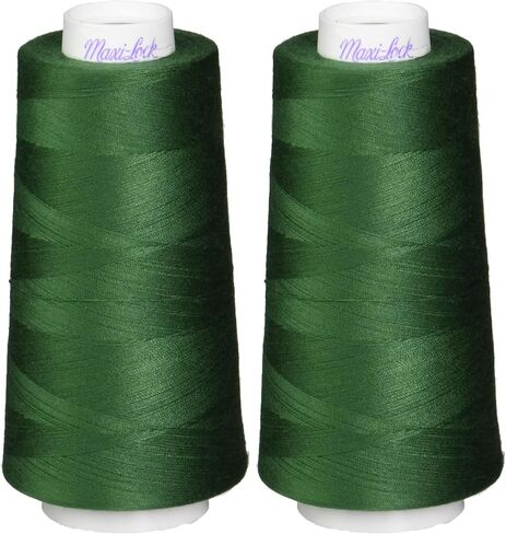American & Efird Maxi-Lock Cone 3,000yd, Churchill Green Thread Spool, 1 Count (Pack of 1) in Saudi Arabia