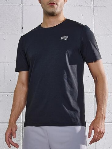 Men's Workout Gym T-Shirts Running Athletic Short Sleeve Quick Dry Shirt Tops Tee in Saudi Arabia