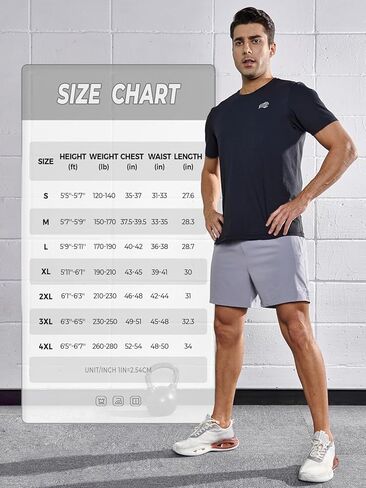 Men's Workout Gym T-Shirts Running Athletic Short Sleeve Quick Dry Shirt Tops Tee in Saudi Arabia