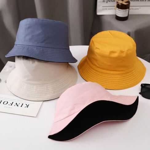 100% Cotton Bucket Hat Orange in Saudi Arabia