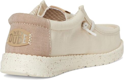 HEYDUDE Men's Wally Break Brushed Linen (Little Big Kid) Slip-On in Saudi Arabia