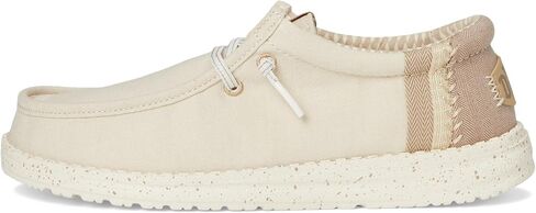 HEYDUDE Men's Wally Break Brushed Linen (Little Big Kid) Slip-On in Saudi Arabia