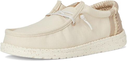 HEYDUDE Men's Wally Break Brushed Linen (Little Big Kid) Slip-On in Saudi Arabia