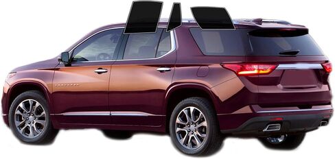AUTOTEK Precut Windows tint film All Sides cars sun blocking protection privacy anti shatter glass 2 Ply film Any Tint Shade kit for Chevrolet Traverse 2018-2023 in Saudi Arabia