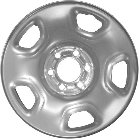 17 inch Steel Wheel Rim for 2004-2014 Ford F-150 (5-Spoke Design) - Silver Reman Factory Steel Wheel in Saudi Arabia
