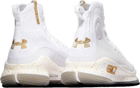 Under Armour Curry 4 Retro - للرجال (أبيض/ذهبي/أبيض) in Saudi Arabia