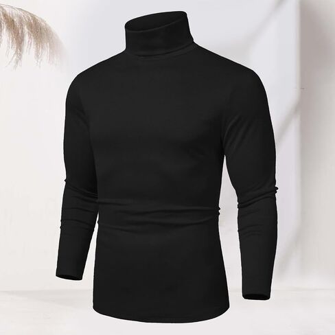 Slim Fit Turtleneck Sweater - Lightweight Knit Pullover, Casual Comfort in Saudi Arabia