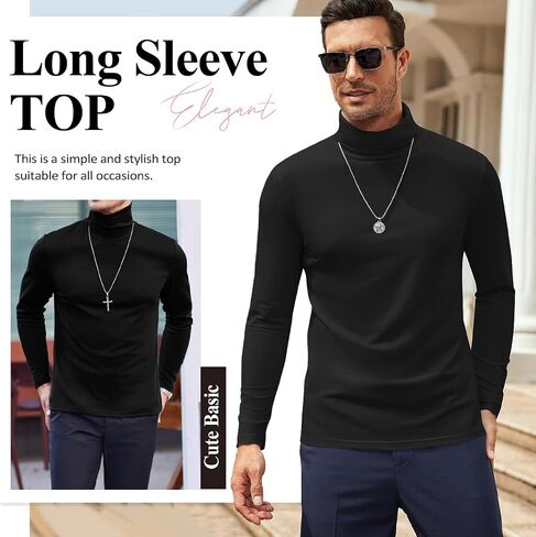 Slim Fit Turtleneck Sweater - Lightweight Knit Pullover, Casual Comfort in Saudi Arabia