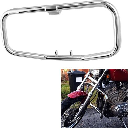 TCT-MOTORPARTS Engine Guard Crash Bar for Harley Sportster XL XR 883 1200 Custom XL1200C Sport XL1200S 1984-2003; Roadster XLS XR 1000 XR 1000 1984-1985; 883R XL883R 2002-2003 in Saudi Arabia