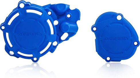 Acerbis X-Power Engine Cover Kit (YZ BLUE) For 06-23 YAMAHA YZ125 in Saudi Arabia