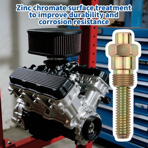 1PCS Top Dead Center Locater Screws into 14mm Spark Plug Hole Piston Stop Tool, Universal Cylinder Head for CAM-indexing, Valve Adjustment and Distributor Installation in Saudi Arabia