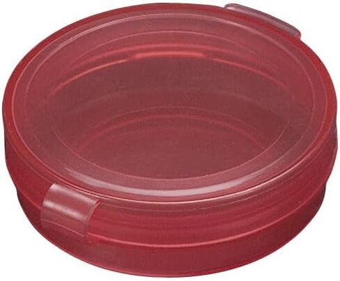 Caplugs CVC-1.00-1/2-HL CVC Series – Plastic Hinged Container, 400 Pack, Clear PP, 0.84" W x 0.51" H Multi-Purpose, Reusable, Organization, Display, Storage, Cosmetics, Healthcare, Lab (99196383) in Saudi Arabia