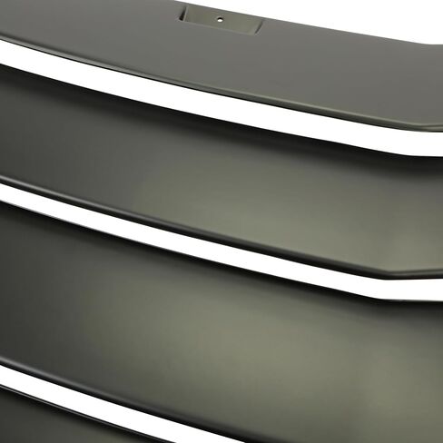 غطاء فتحة النافذة الخلفية من ECOTRIC متوافق مع فتحة تهوية دودج تشارجر 2011-2023 غير مطلية باللون الأسود ABS GT Lambo Style in Kuwait