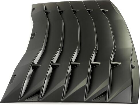غطاء فتحة النافذة الخلفية من ECOTRIC متوافق مع فتحة تهوية دودج تشارجر 2011-2023 غير مطلية باللون الأسود ABS GT Lambo Style in Kuwait