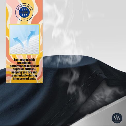 قمصان رجالية كبيرة وطويلة الأكمام طويلة الأكمام سريعة الجفاف وممتصة للرطوبة وخفيفة الوزن ومطاطة للتمرين في صالة الألعاب الرياضية 2 حزمة in Kuwait