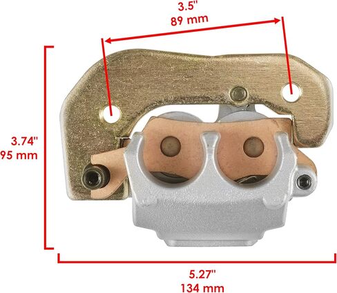 Caltric Front Right Brake Disc and Caliper Kit Compatible with Can Am Outlander 850 XMR 2020 2021 2022 in Saudi Arabia