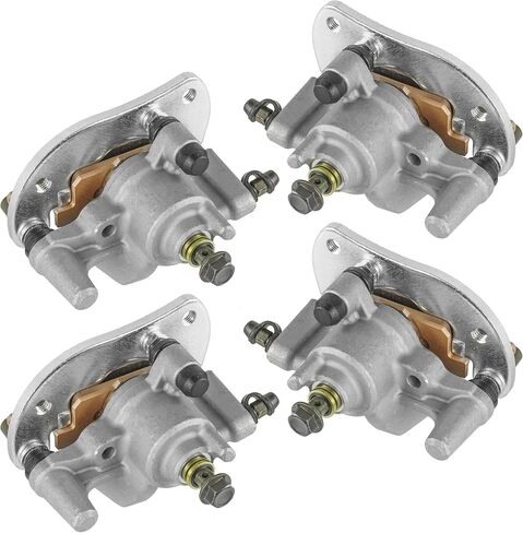 Caltric Front and Rear Left Right Brake Caliper Compatible with Yamaha Grizzly 700 YFM700 2007 2008 2009 2010 2011 2012-2020 in Saudi Arabia