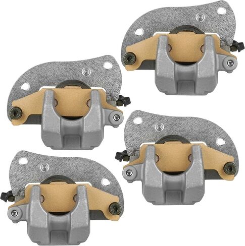 Caltric Front and Rear Left Right Brake Caliper Compatible with Yamaha Grizzly 700 YFM700 2007 2008 2009 2010 2011 2012-2020 in Saudi Arabia