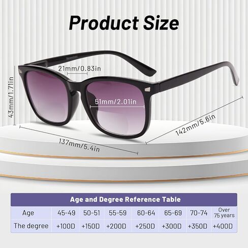 3 Pack Bifocal Reading Sunglasses for Women,UV400 Protection Spring Hinge Sun Readers Glasses for Outdoor in Saudi Arabia