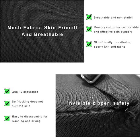 Car Center Console Cover, 12.2"×6.3"×3.9" Soft Comfortable Memory Foam Armrest Cushion Pad, Universal Arm Rest Seat Box Pillow Protector for Most Vehicles, Car Accessories in Saudi Arabia
