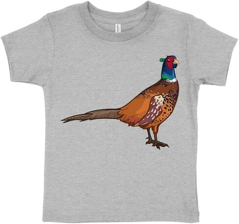 تي شيرت للأطفال الصغار من Pheasant - تي شيرت للأطفال على شكل طائر - تي شيرت برسومات رائعة للأطفال الصغار in Saudi Arabia