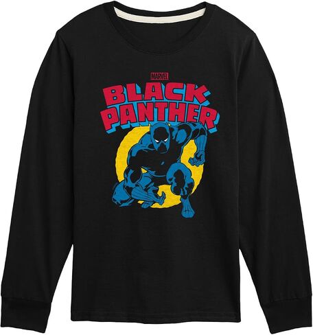 Marvel Black Panther - Crouch - Toddler and Youth Long Sleeve Graphic T-Shirt in Saudi Arabia
