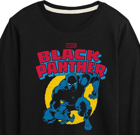 Marvel Black Panther - Crouch - Toddler and Youth Long Sleeve Graphic T-Shirt in Saudi Arabia