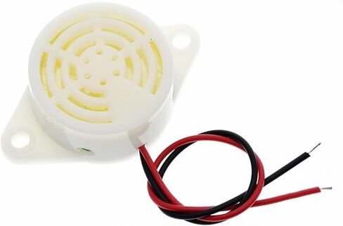 1 قطعة إنذار 95DB عالية ديسيبل 3-24 فولت 12 فولت صفارة إلكترونية إنذار صفارة مستمرة (أسود) in Saudi Arabia