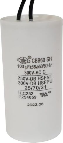 CBB60 35UF Operating Capacitor Cylinder for Air Compressor Pump Motor Air Conditioner with Conductor in Saudi Arabia