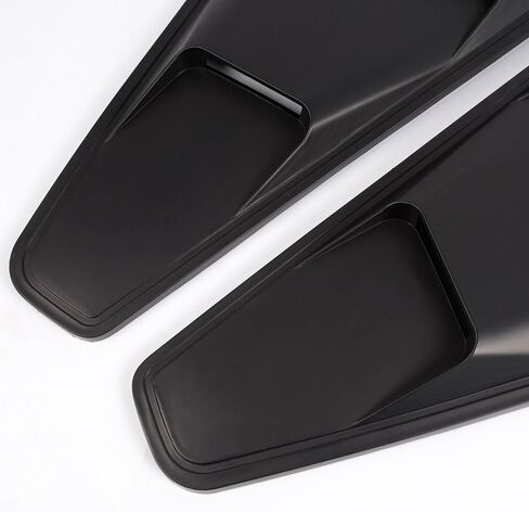 G-PLUS Window Louvers Scoop Cover Vent Replacement For Ford Mustang 2005-2014 1/4 Quarter Black Side in Kuwait