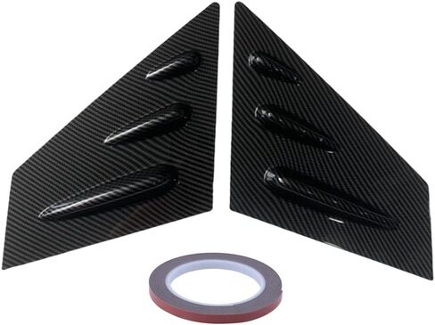 Front Window Louver Shutter Cover Trims Compatible with Subaru WRX STI Impreza Sedan Hatchback, Glossy Black in Saudi Arabia