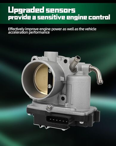 مجموعة جسم الخانق الإلكترونية SCITOO متوافقة مع 07-17 لشركة Mitsubishi for Lancer، 08-13 for Outlander، 2L 2.4L، استبدال 1450A195 خانق السيارات in Saudi Arabia