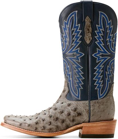 حذاء ARIAT الرجالي Futurity Relentless Exotic Ostrich Western Boot بمقدمة مربعة - 10053826 10 EE US in Saudi Arabia