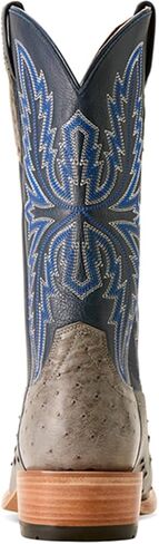حذاء ARIAT الرجالي Futurity Relentless Exotic Ostrich Western Boot بمقدمة مربعة - 10053826 10 EE US in Saudi Arabia