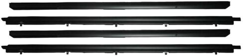Window Sweep Felts Seals Weatherstrip 4Piece Kit Set for Bravada for Typhoon for Syclone for Sonoma for Jimmy for S10 for S10 Blazer for S15 for S15 Jimmy Truck Front Rear Left Right in Saudi Arabia
