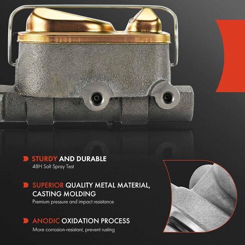 A-Premium Brake Master Cylinder with Reservoir and Cap Compatible with Jeep Vehicles - YJ Series Wrangler 1990 1991 1992 1993 1994 1995 in Saudi Arabia